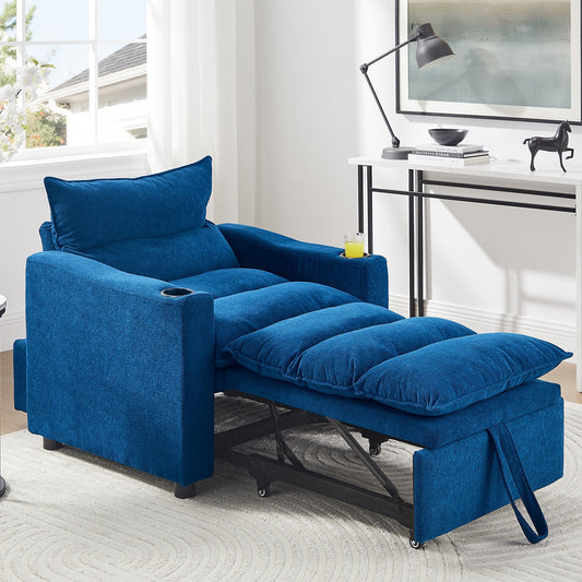 Sleeper Sofa Chair Bed, Convertible Sofa Chair 3-in-1