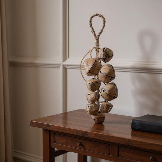 Set of Six Gold Metal Tabletop Sculpture-0