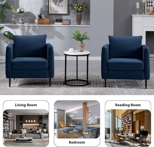 Modern Velvet Accent Chair