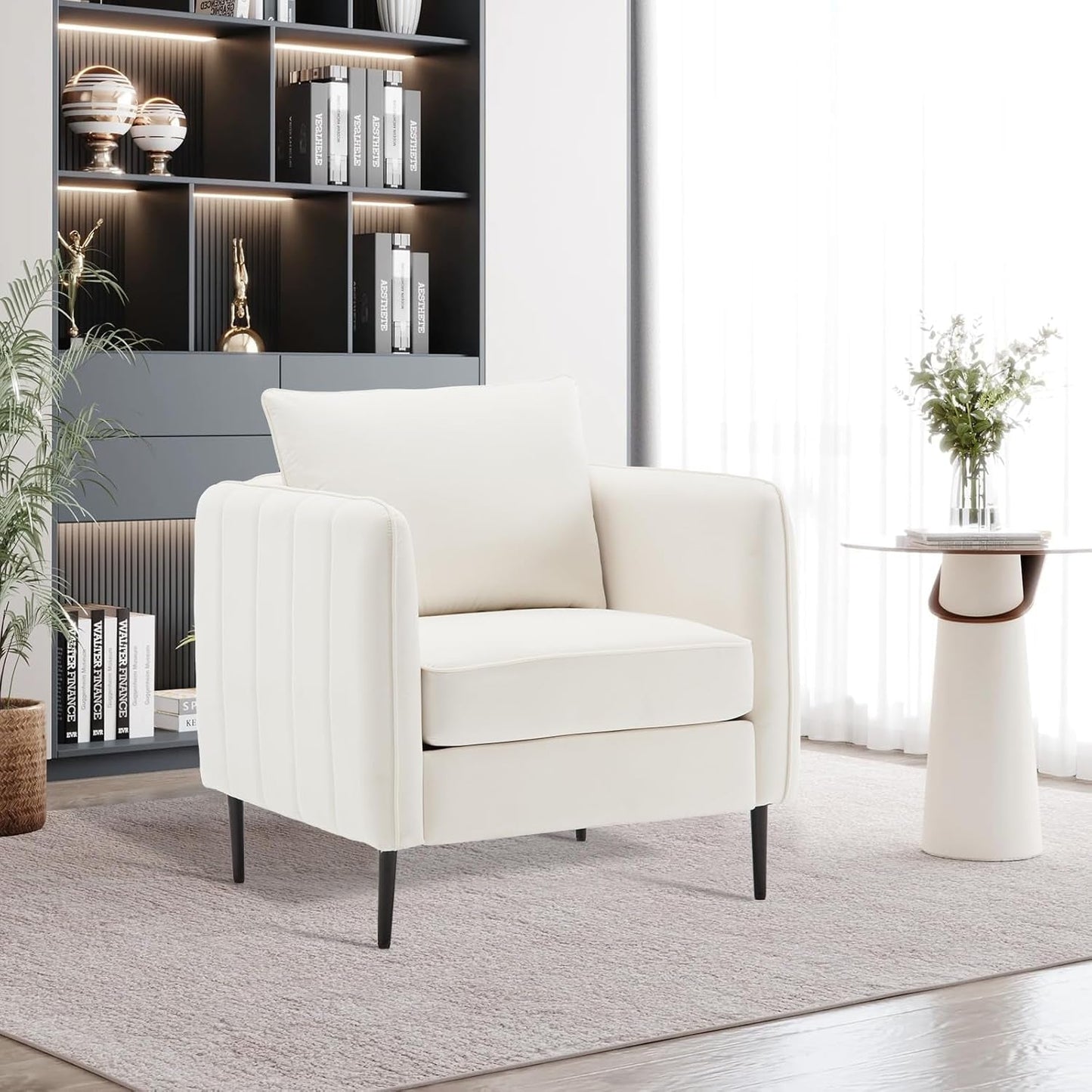 Modern Velvet Accent Chair