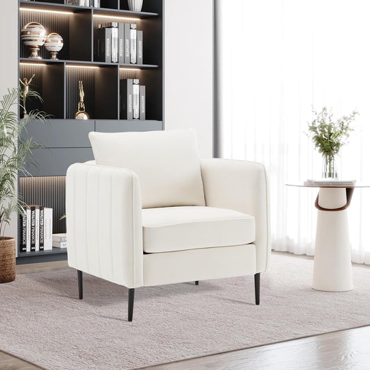 Modern Velvet Accent Chair
