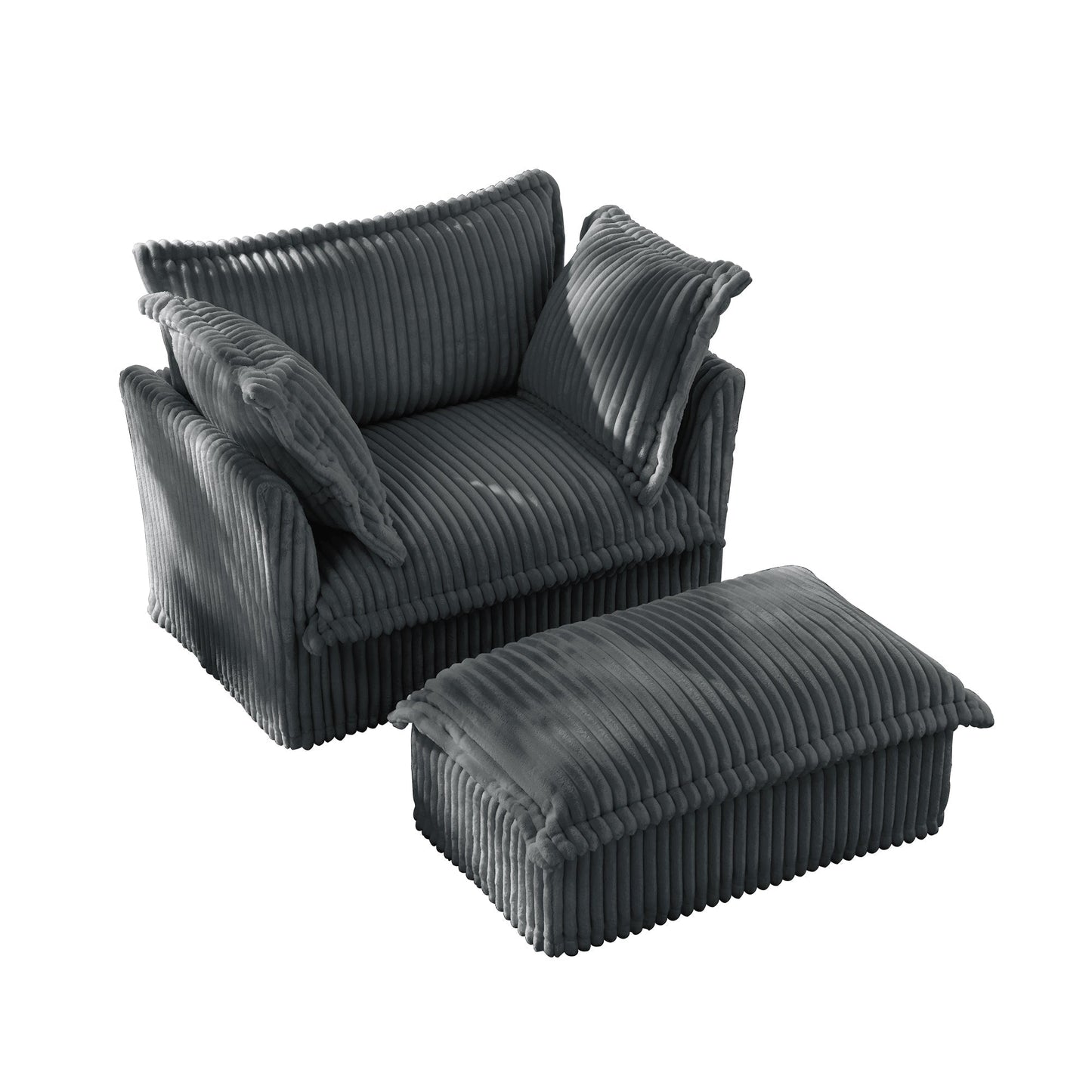 Armchair with Ottoman